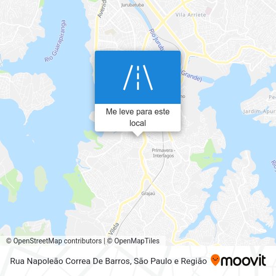 Rua Napoleão Correa De Barros mapa