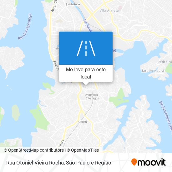 Rua Otoniel Vieira Rocha mapa