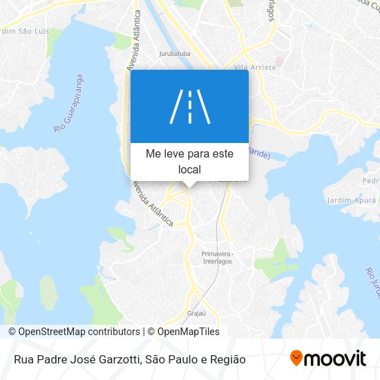 Rua Padre José Garzotti mapa