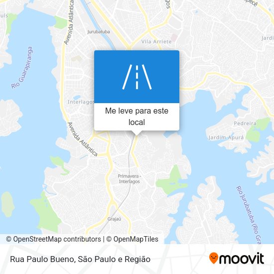 Rua Paulo Bueno mapa