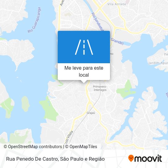 Rua Penedo De Castro mapa
