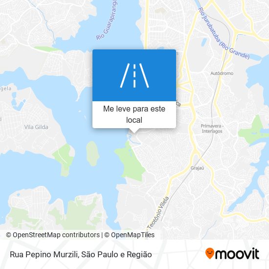 Rua Pepino Murzili mapa