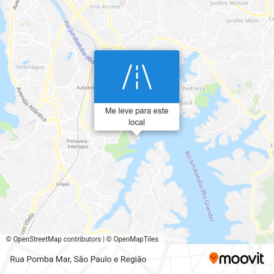 Rua Pomba Mar mapa