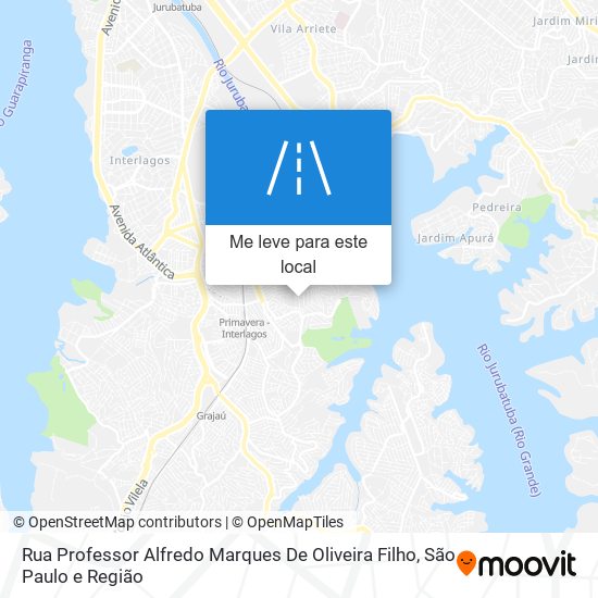 Rua Professor Alfredo Marques De Oliveira Filho mapa