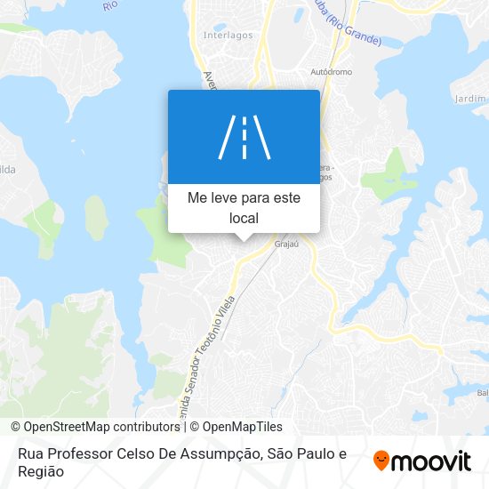 Rua Professor Celso De Assumpção mapa