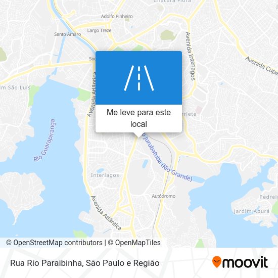 Rua Rio Paraibinha mapa
