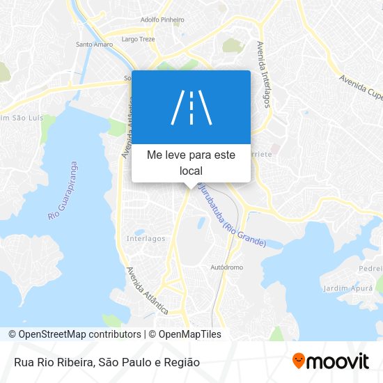 Rua Rio Ribeira mapa