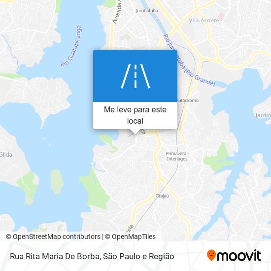 Rua Rita Maria De Borba mapa