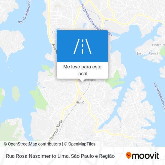 Rua Rosa Nascimento Lima mapa