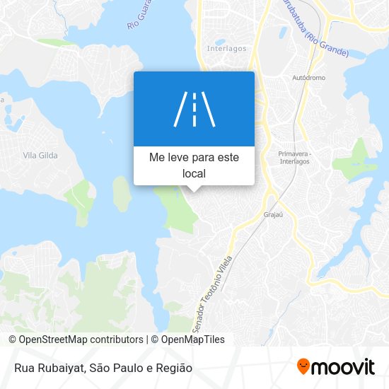 Rua Rubaiyat mapa
