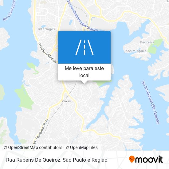 Rua Rubens De Queiroz mapa