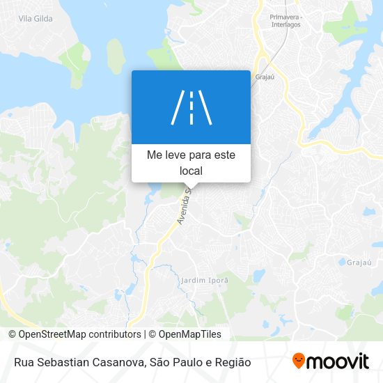 Rua Sebastian Casanova mapa