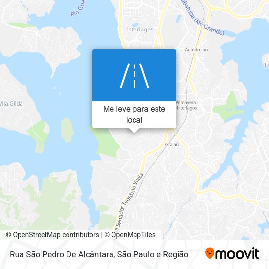 Rua São Pedro De Alcântara mapa
