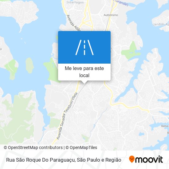 Rua São Roque Do Paraguaçu mapa