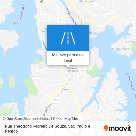 Rua Theodório Moreira De Souza mapa