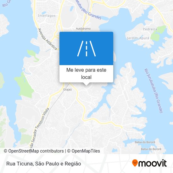 Rua Ticuna mapa
