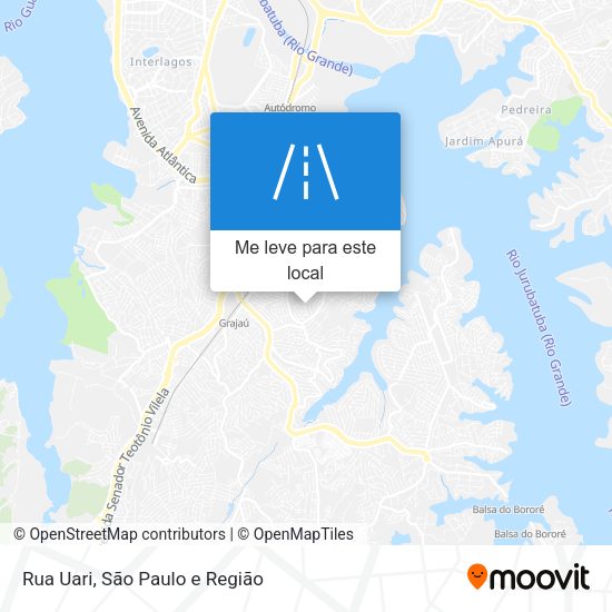 Rua Uari mapa