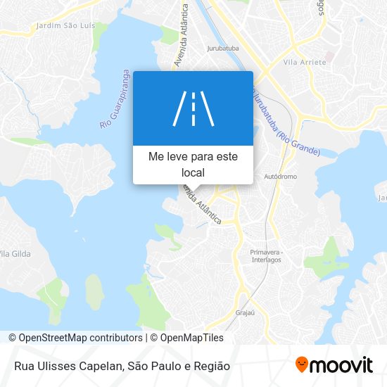 Rua Ulisses Capelan mapa