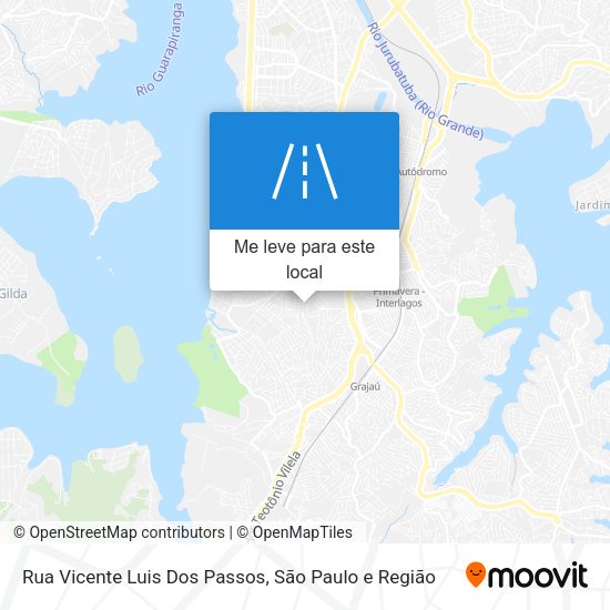 Rua Vicente Luis Dos Passos mapa