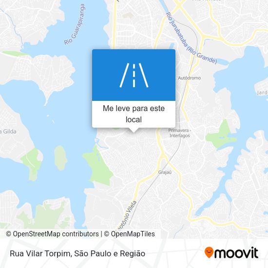 Rua Vilar Torpim mapa