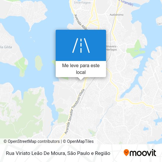 Rua Viriato Leão De Moura mapa