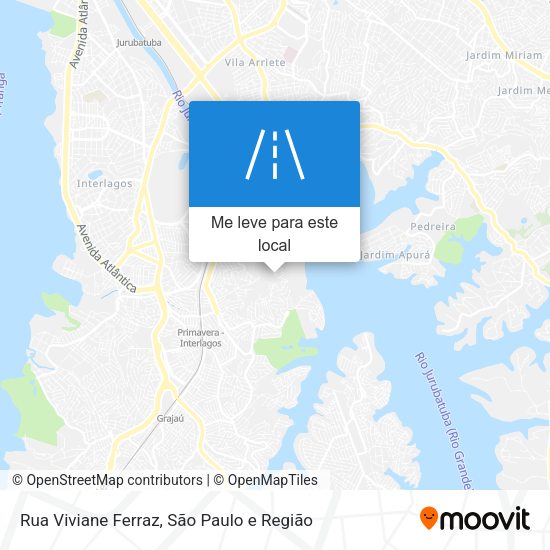 Rua Viviane Ferraz mapa