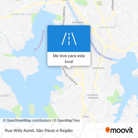 Rua Willy Aureli mapa