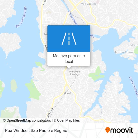 Rua Windsor mapa