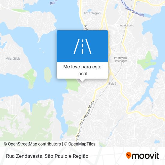 Rua Zendavesta mapa