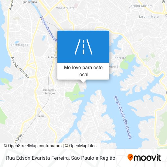 Rua Édson Evarista Ferreira mapa