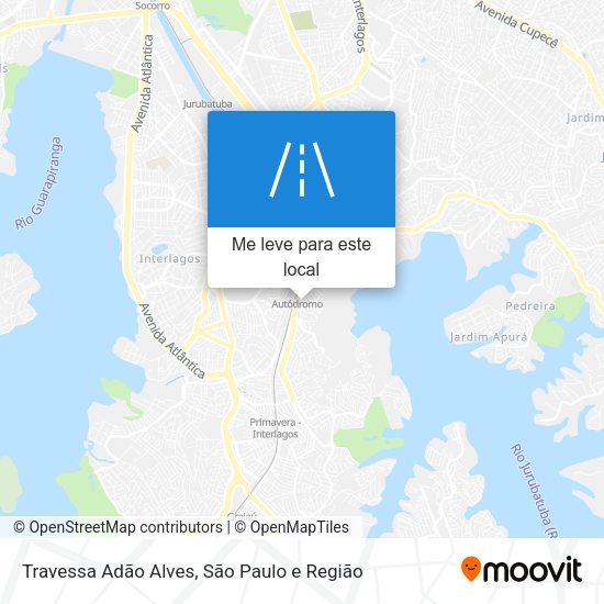 Travessa Adão Alves mapa