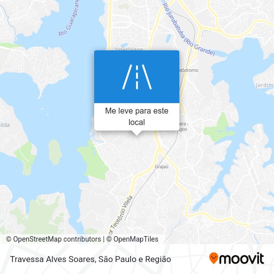 Travessa Alves Soares mapa