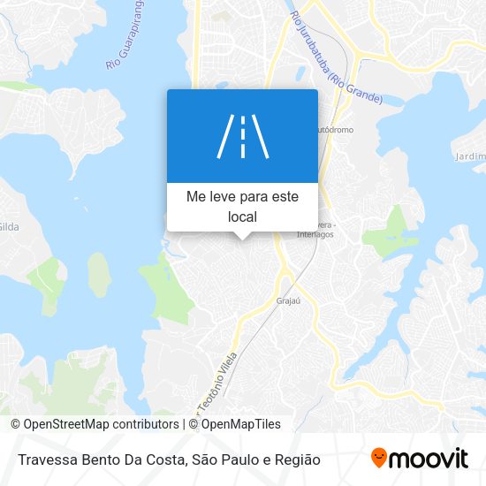 Travessa Bento Da Costa mapa