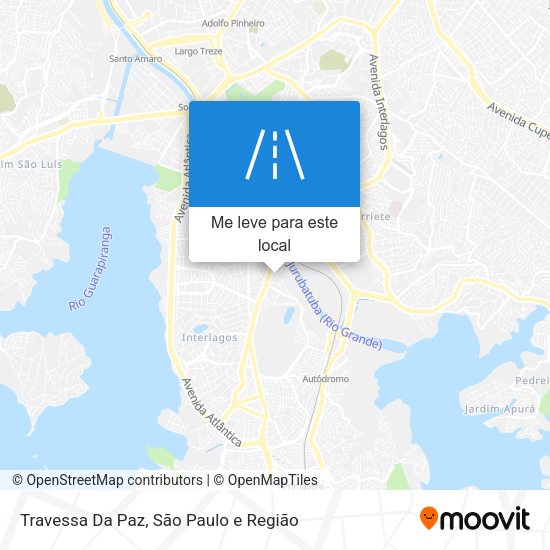 Travessa Da Paz mapa