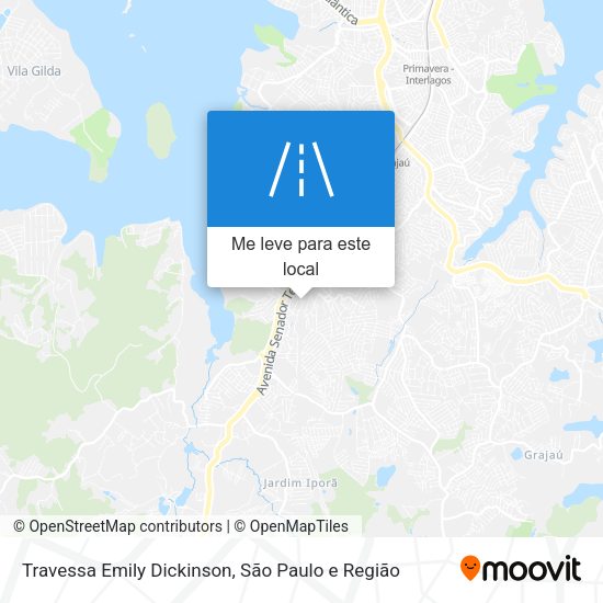 Travessa Emily Dickinson mapa
