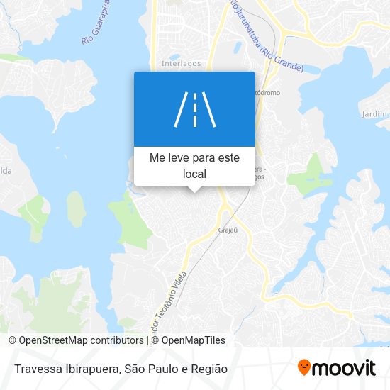 Travessa Ibirapuera mapa