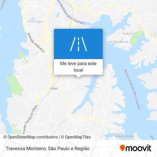 Travessa Monteiro mapa