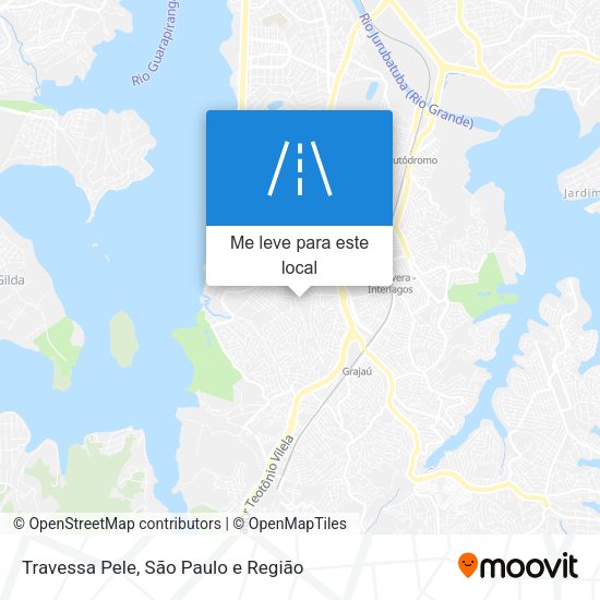 Travessa Pele mapa