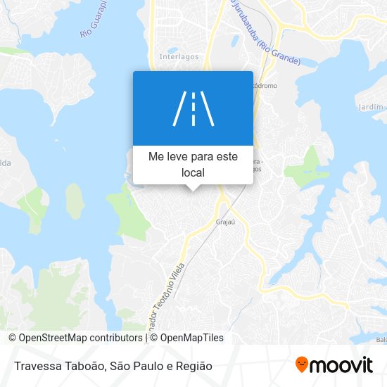 Travessa Taboão mapa