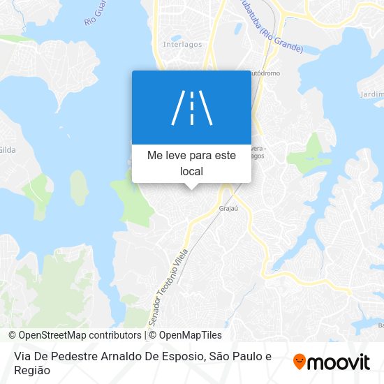Via De Pedestre Arnaldo De Esposio mapa