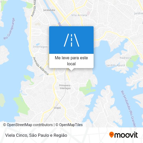 Viela Cinco mapa