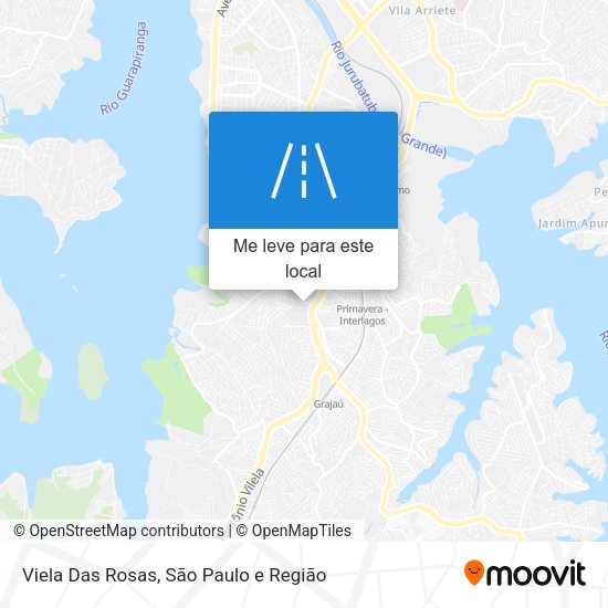 Viela Das Rosas mapa