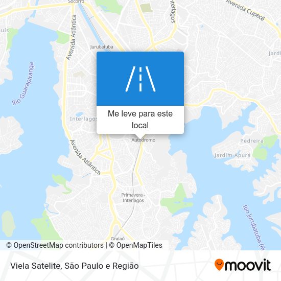 Viela Satelite mapa
