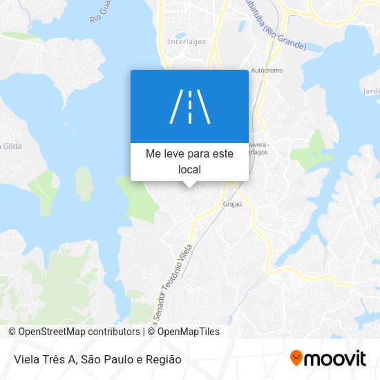 Viela Três A mapa