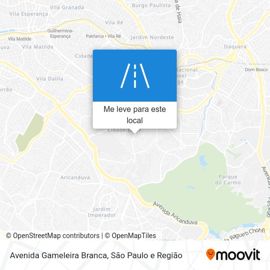 Avenida Gameleira Branca mapa
