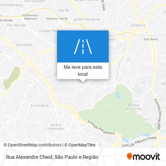 Rua Alexandre Cheid mapa