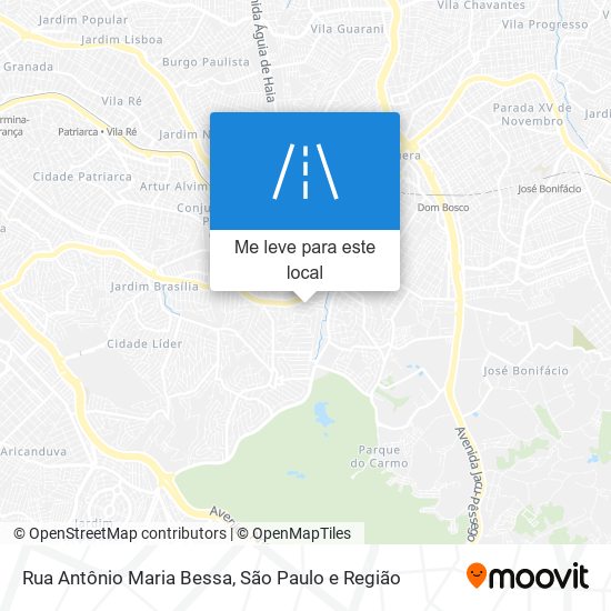 Rua Antônio Maria Bessa mapa