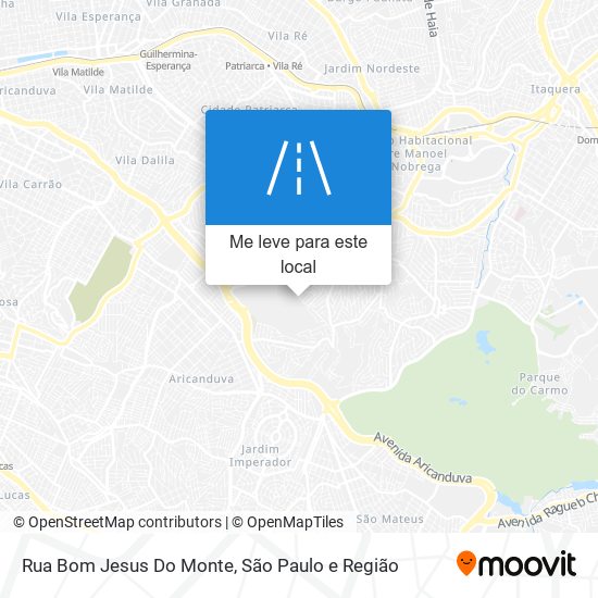 Rua Bom Jesus Do Monte mapa