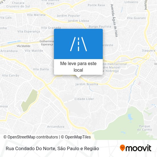 Rua Condado Do Norte mapa