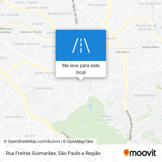 Rua Freitas Guimarães mapa